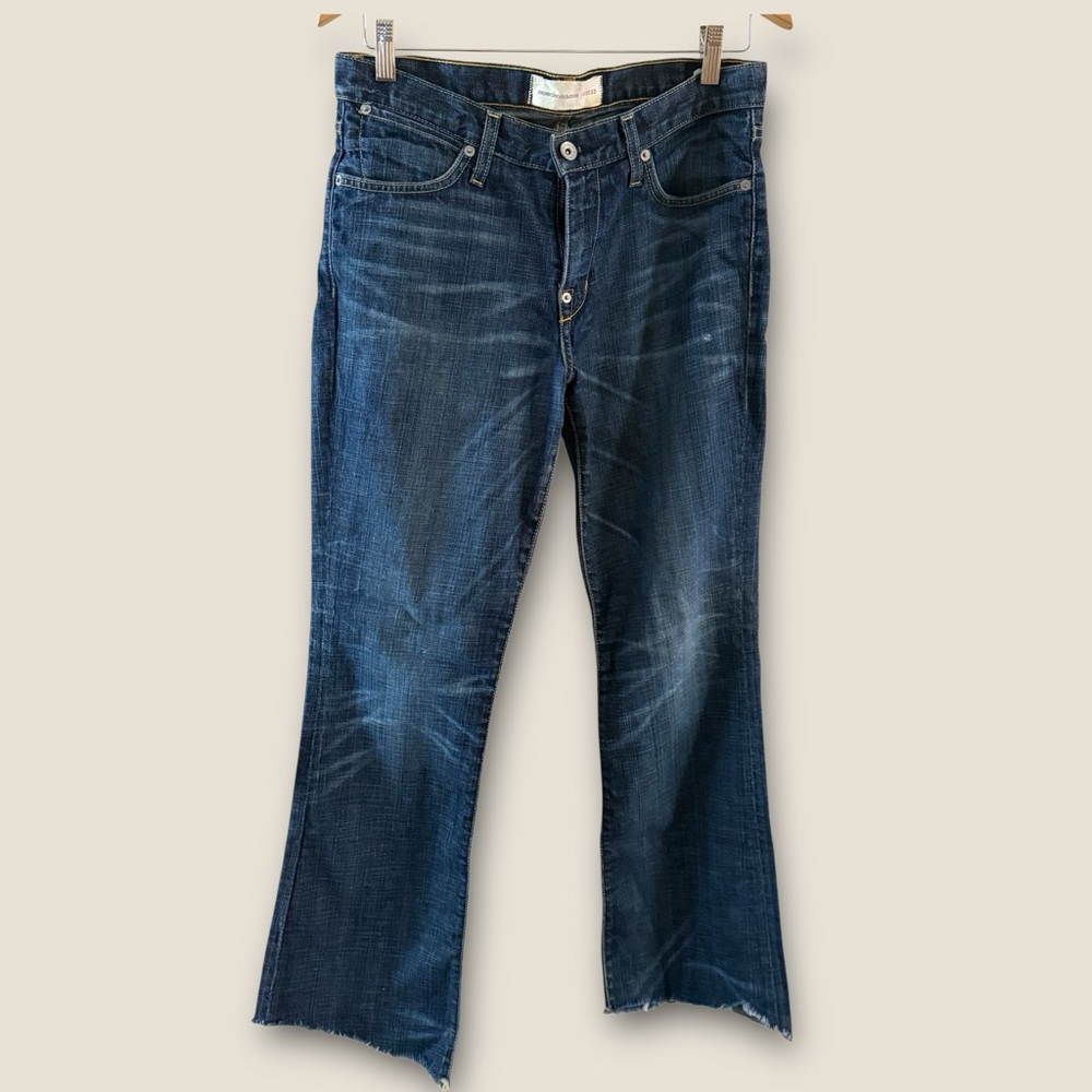 Paper Denim & Cloth Dark Blue Flare Jeans